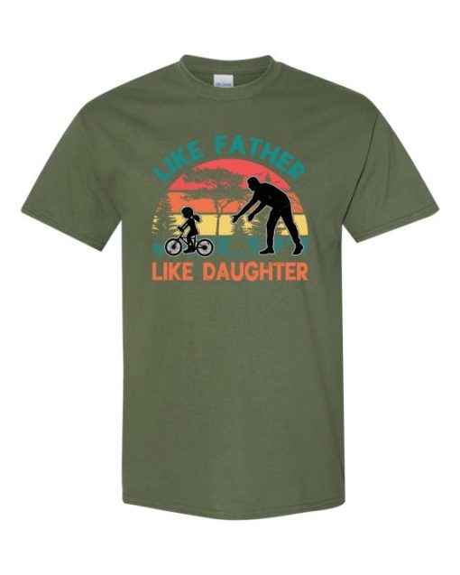 LIKE FATHER LIKE DAUGHTER - Adult Round-neck T-shirt