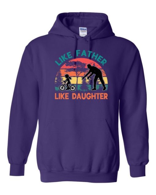 LIKE FATHER LIKE DAUGHTER - Adult Hooded Sweatshirt (Unisex)