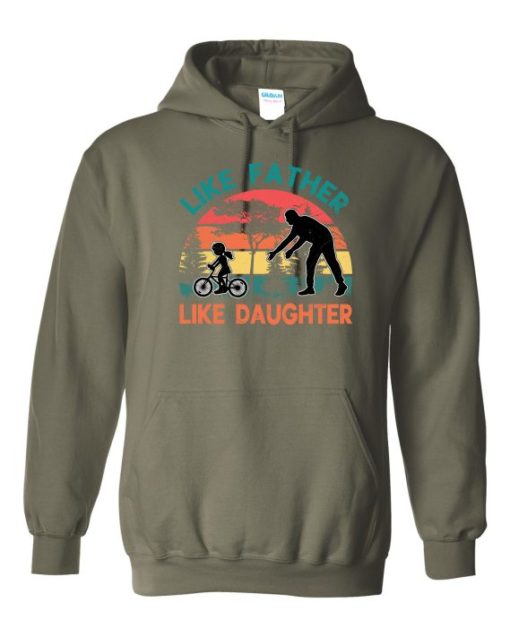 LIKE FATHER LIKE DAUGHTER - Adult Hooded Sweatshirt (Unisex)
