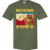 BEST CAT MOM  - T-shirt Col Rond Pour Adultes