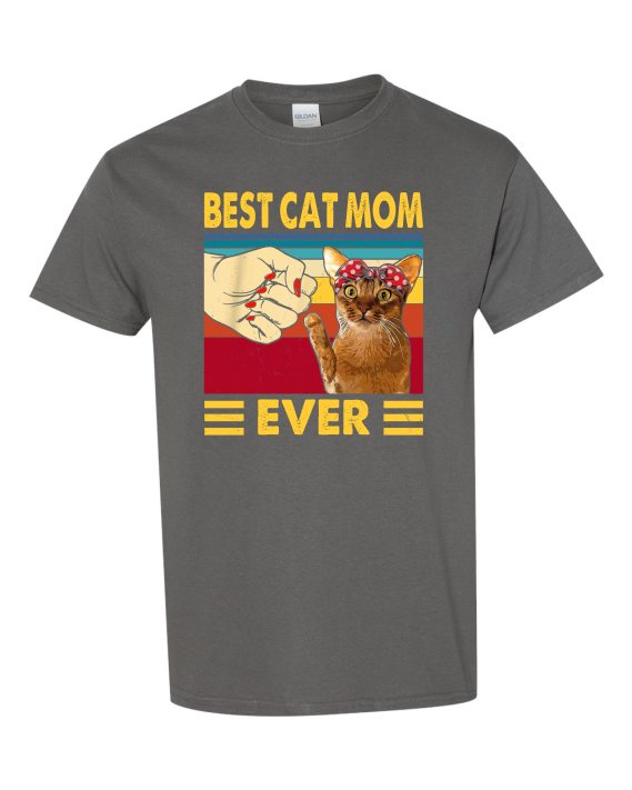 BEST CAT MOM  - T-shirt Col Rond Pour Adultes