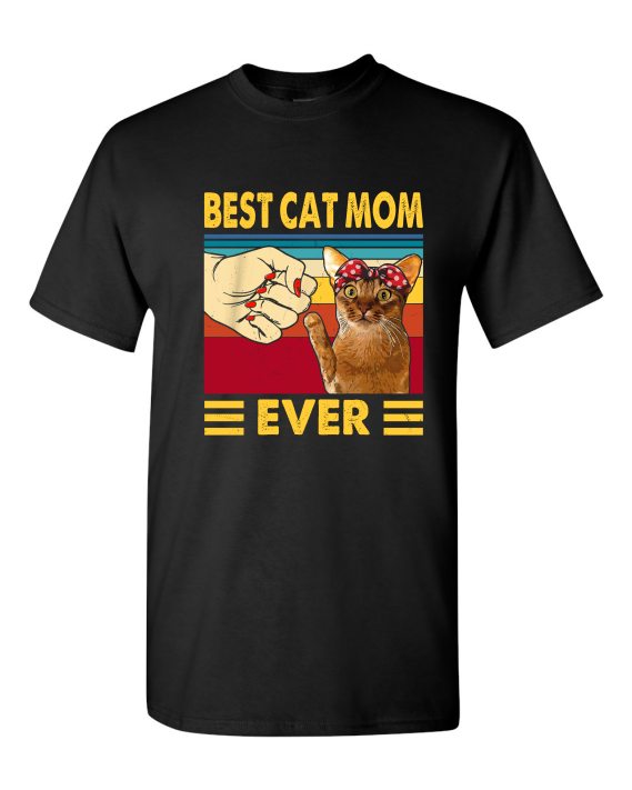 BEST CAT MOM  - T-shirt Col Rond Pour Adultes