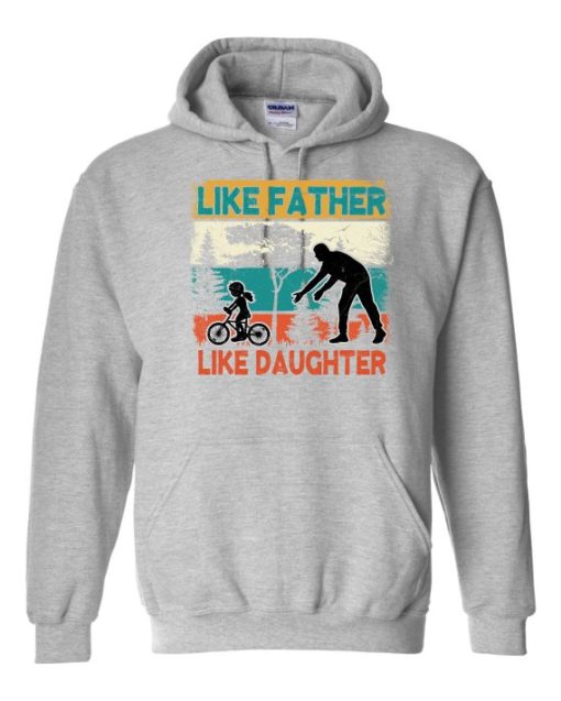 LIKE FATHER LIKE DAUGHTER YELLOW - Cotton Ouaté Kangourou (Unisexe) Pour Adulte