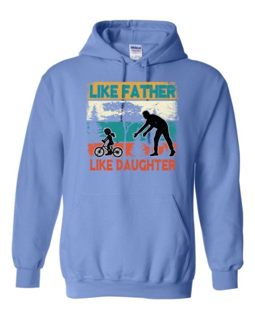 LIKE FATHER LIKE DAUGHTER YELLOW - Cotton Ouaté Kangourou (Unisexe) Pour Adulte