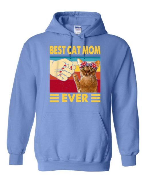BEST CAT MOM  - Adult Hooded Sweatshirt (Unisex)