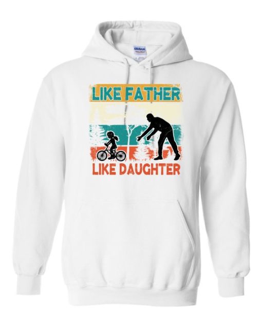 LIKE FATHER LIKE DAUGHTER YELLOW - Cotton Ouaté Kangourou (Unisexe) Pour Adulte