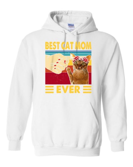 BEST CAT MOM  - Adult Hooded Sweatshirt (Unisex)