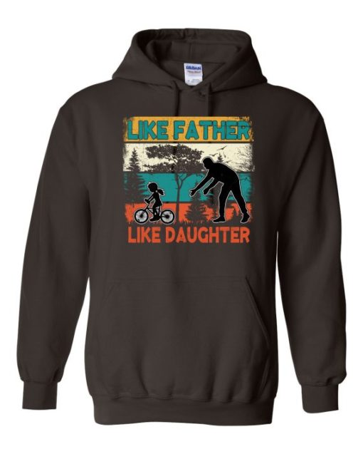 LIKE FATHER LIKE DAUGHTER YELLOW - Cotton Ouaté Kangourou (Unisexe) Pour Adulte
