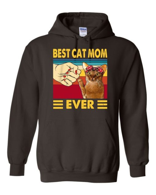 BEST CAT MOM  - Adult Hooded Sweatshirt (Unisex)