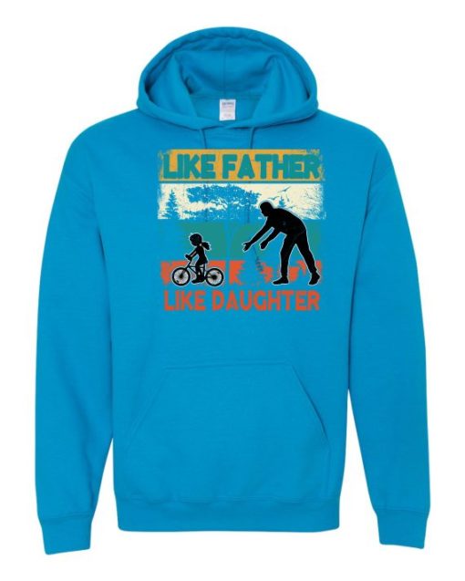 LIKE FATHER LIKE DAUGHTER YELLOW - Cotton Ouaté Kangourou (Unisexe) Pour Adulte
