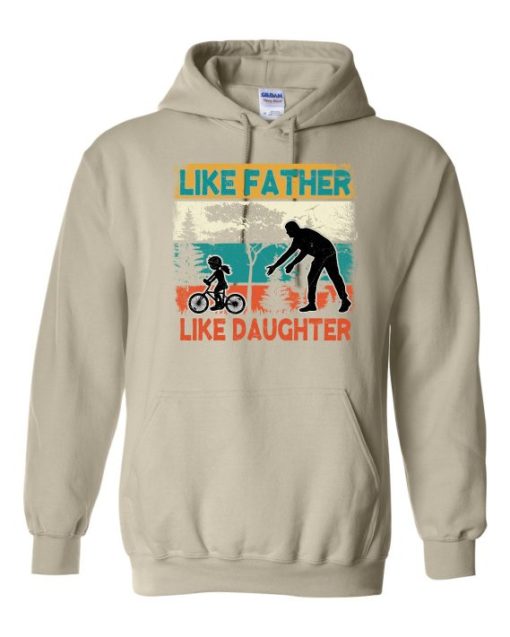 LIKE FATHER LIKE DAUGHTER YELLOW - Cotton Ouaté Kangourou (Unisexe) Pour Adulte
