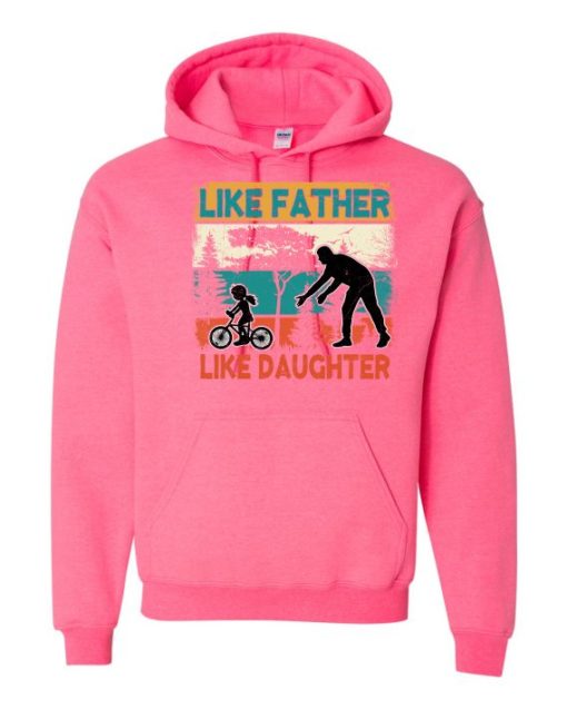 LIKE FATHER LIKE DAUGHTER YELLOW - Cotton Ouaté Kangourou (Unisexe) Pour Adulte