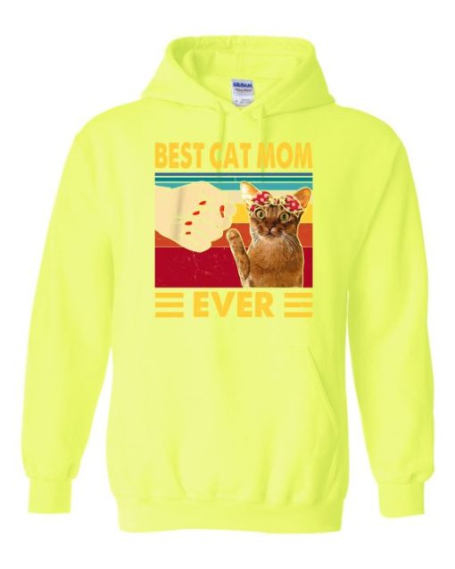 BEST CAT MOM  - Adult Hooded Sweatshirt (Unisex)