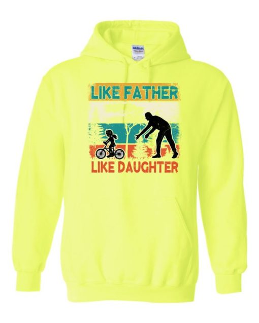 LIKE FATHER LIKE DAUGHTER YELLOW - Cotton Ouaté Kangourou (Unisexe) Pour Adulte