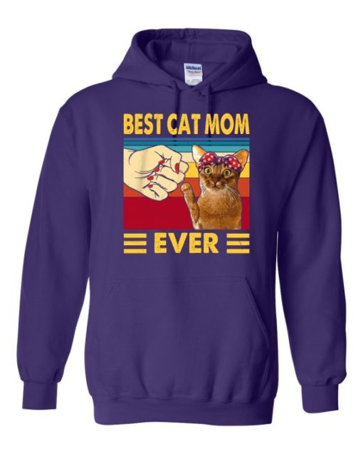 BEST CAT MOM  - Adult Hooded Sweatshirt (Unisex)