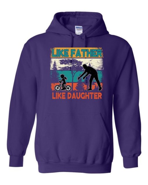 LIKE FATHER LIKE DAUGHTER YELLOW - Cotton Ouaté Kangourou (Unisexe) Pour Adulte