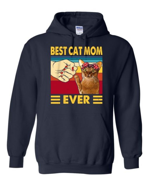 BEST CAT MOM  - Adult Hooded Sweatshirt (Unisex)
