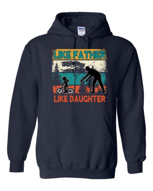 LIKE FATHER LIKE DAUGHTER YELLOW - Cotton Ouaté Kangourou (Unisexe) Pour Adulte