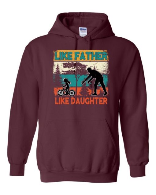 LIKE FATHER LIKE DAUGHTER YELLOW - Cotton Ouaté Kangourou (Unisexe) Pour Adulte