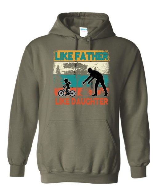 LIKE FATHER LIKE DAUGHTER YELLOW - Cotton Ouaté Kangourou (Unisexe) Pour Adulte