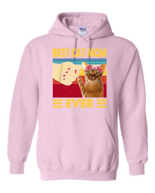 BEST CAT MOM  - Adult Hooded Sweatshirt (Unisex)