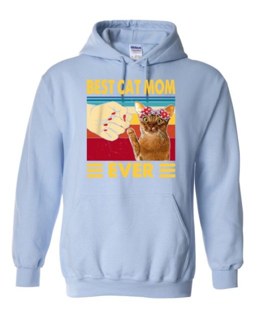 BEST CAT MOM  - Adult Hooded Sweatshirt (Unisex)