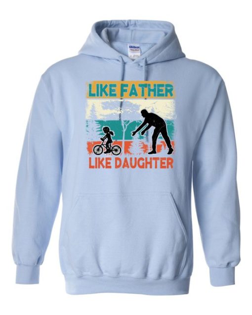 LIKE FATHER LIKE DAUGHTER YELLOW - Cotton Ouaté Kangourou (Unisexe) Pour Adulte