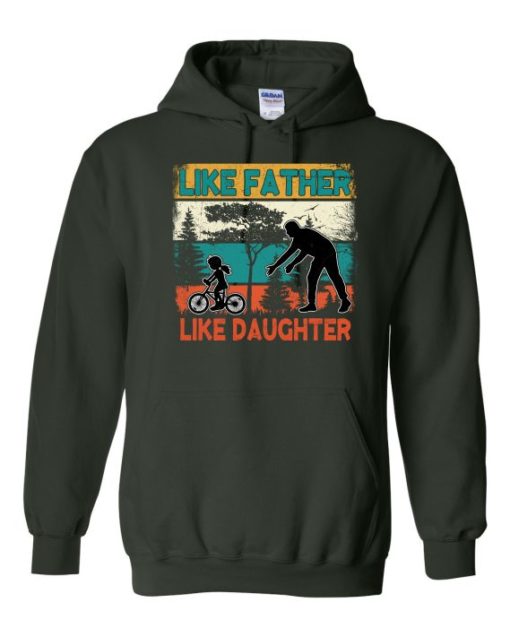 LIKE FATHER LIKE DAUGHTER YELLOW - Cotton Ouaté Kangourou (Unisexe) Pour Adulte