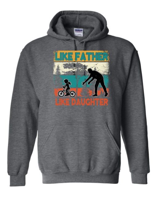 LIKE FATHER LIKE DAUGHTER YELLOW - Cotton Ouaté Kangourou (Unisexe) Pour Adulte
