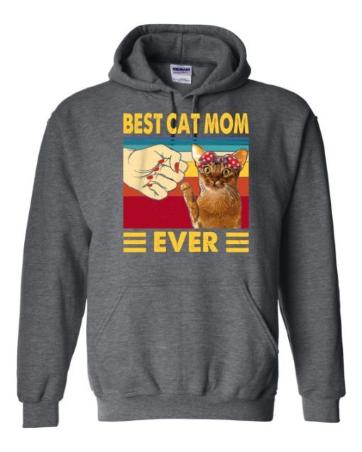 BEST CAT MOM  - Adult Hooded Sweatshirt (Unisex)