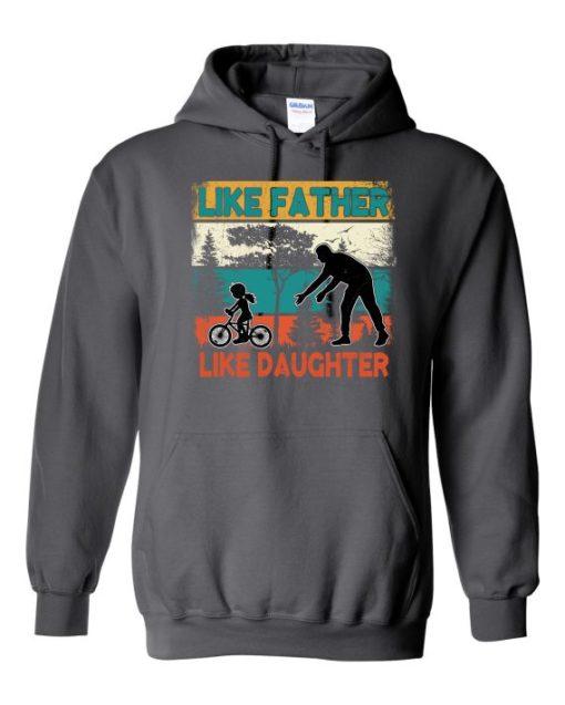 LIKE FATHER LIKE DAUGHTER YELLOW - Cotton Ouaté Kangourou (Unisexe) Pour Adulte