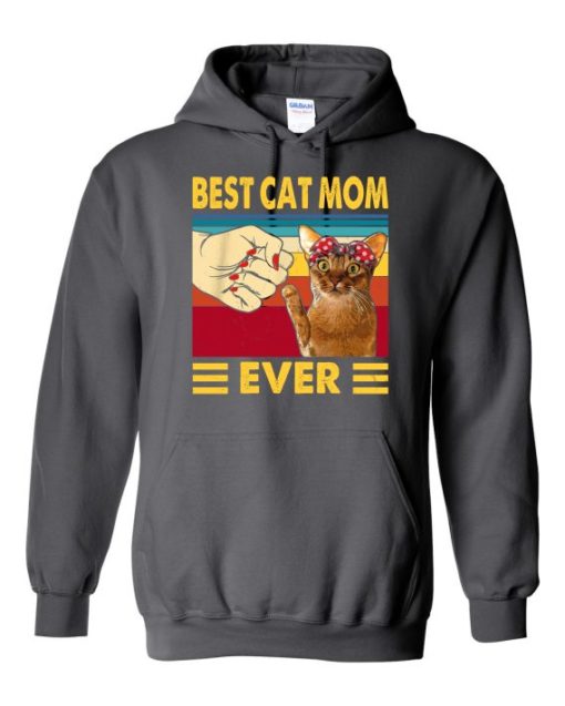 BEST CAT MOM  - Adult Hooded Sweatshirt (Unisex)