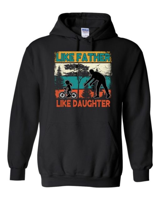 LIKE FATHER LIKE DAUGHTER YELLOW - Cotton Ouaté Kangourou (Unisexe) Pour Adulte