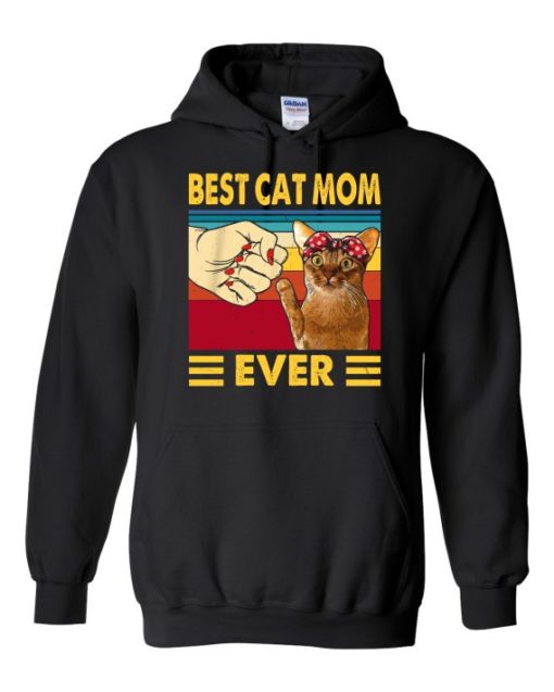 BEST CAT MOM  - Adult Hooded Sweatshirt (Unisex)