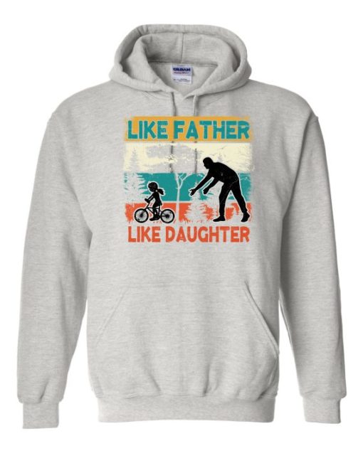 LIKE FATHER LIKE DAUGHTER YELLOW - Cotton Ouaté Kangourou (Unisexe) Pour Adulte