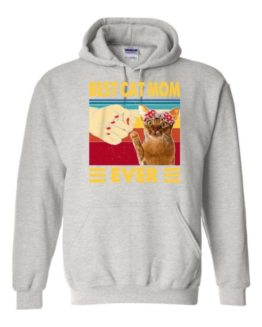 BEST CAT MOM  - Adult Hooded Sweatshirt (Unisex)