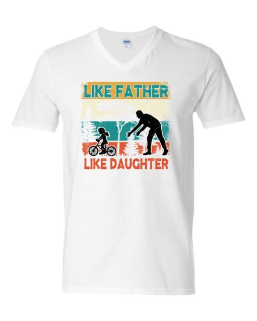 LIKE FATHER LIKE DAUGHTER 2  - Adult V-neck T-shirt
