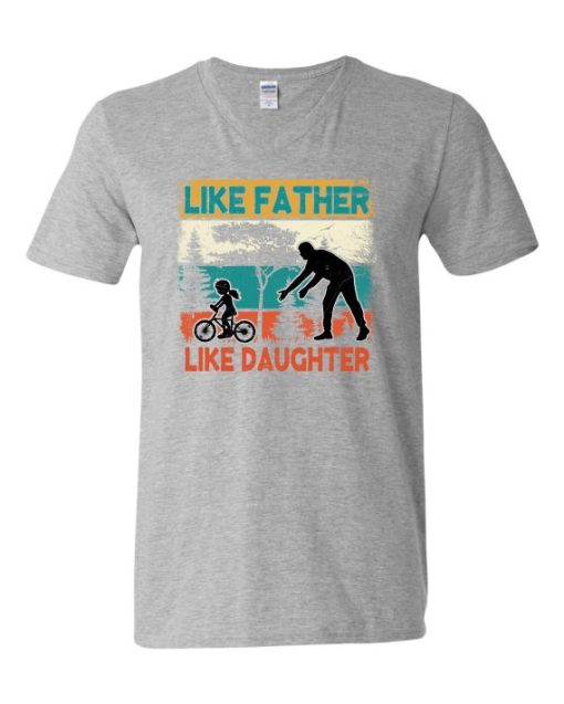 LIKE FATHER LIKE DAUGHTER 2  - Adult V-neck T-shirt