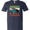 LIKE FATHER LIKE DAUGHTER YELLOW - T-shirt Col V Pour Adultes
