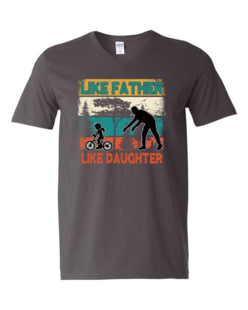 LIKE FATHER LIKE DAUGHTER 2  - Adult V-neck T-shirt