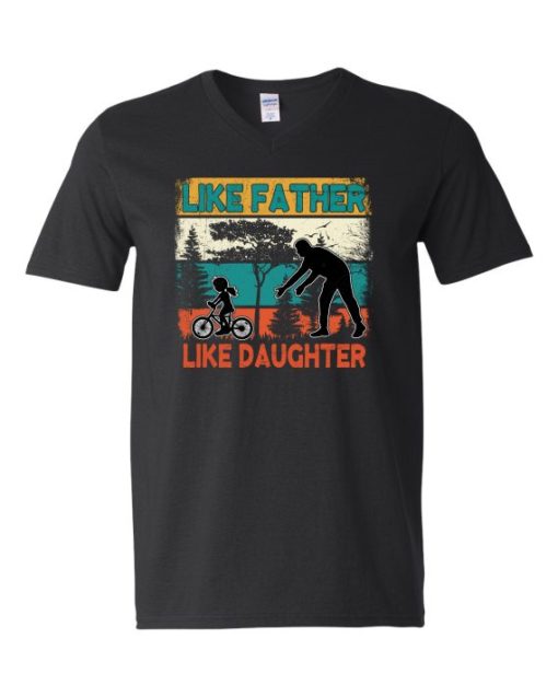 LIKE FATHER LIKE DAUGHTER 2  - Adult V-neck T-shirt