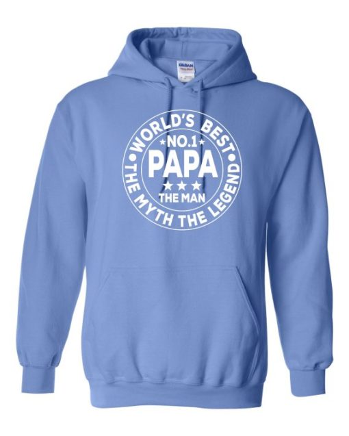 NO 1 PAPA CIRCLE  - Cotton Ouaté Kangourou (Unisexe) Pour Adulte