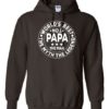 NUMBER 1 PAPA  - Adult Hooded Sweatshirt (Unisex)