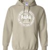 NUMBER 1 PAPA  - Adult Hooded Sweatshirt (Unisex)