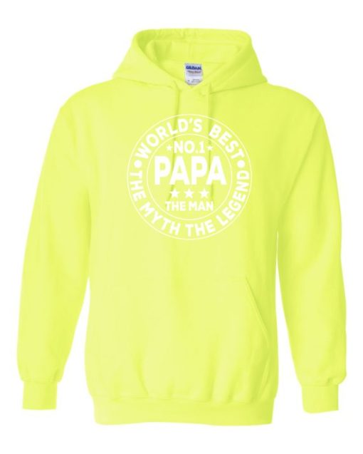 NO 1 PAPA CIRCLE  - Cotton Ouaté Kangourou (Unisexe) Pour Adulte