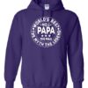 NUMBER 1 PAPA  - Adult Hooded Sweatshirt (Unisex)