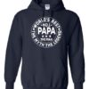 NUMBER 1 PAPA  - Adult Hooded Sweatshirt (Unisex)