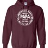 NUMBER 1 PAPA  - Adult Hooded Sweatshirt (Unisex)
