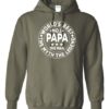 NUMBER 1 PAPA  - Adult Hooded Sweatshirt (Unisex)
