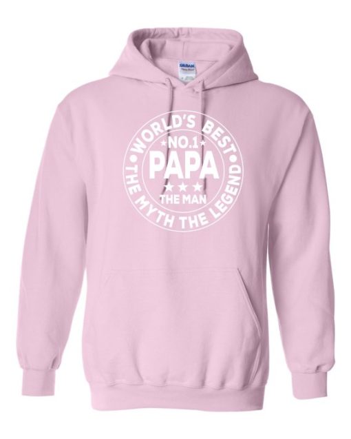 NO 1 PAPA CIRCLE  - Cotton Ouaté Kangourou (Unisexe) Pour Adulte